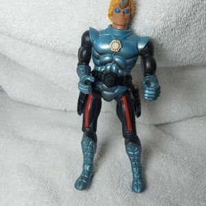 Vtg Sectaurs Blue Prince Dargon W/ Belt Action Figure 7"  Toy Coleco  1984 Rare